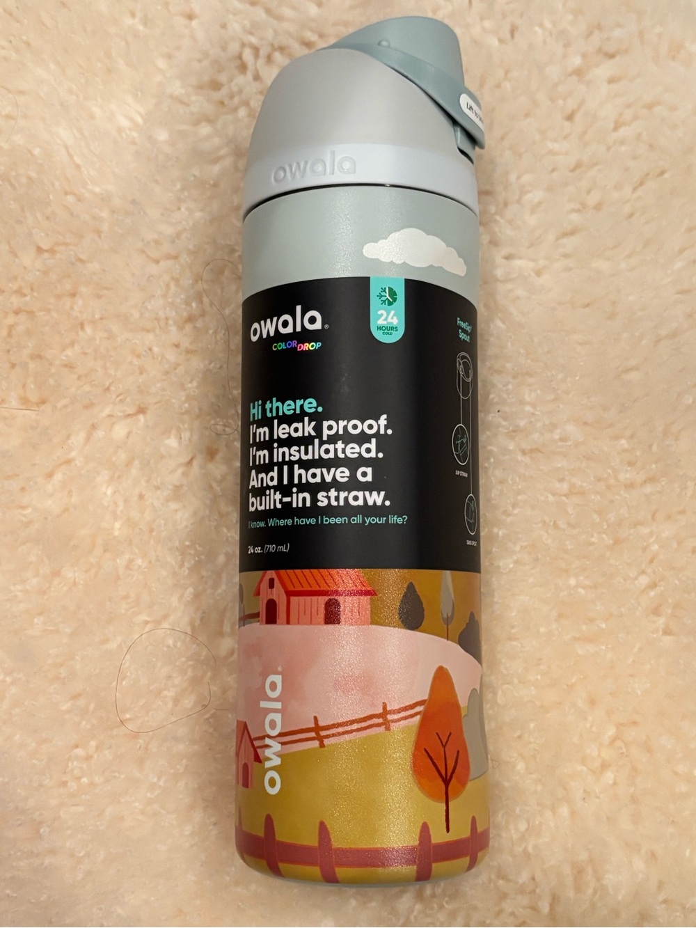 Owala Autumn Ridge Road Color Drop 24oz FreeSip Limited Edition NEW